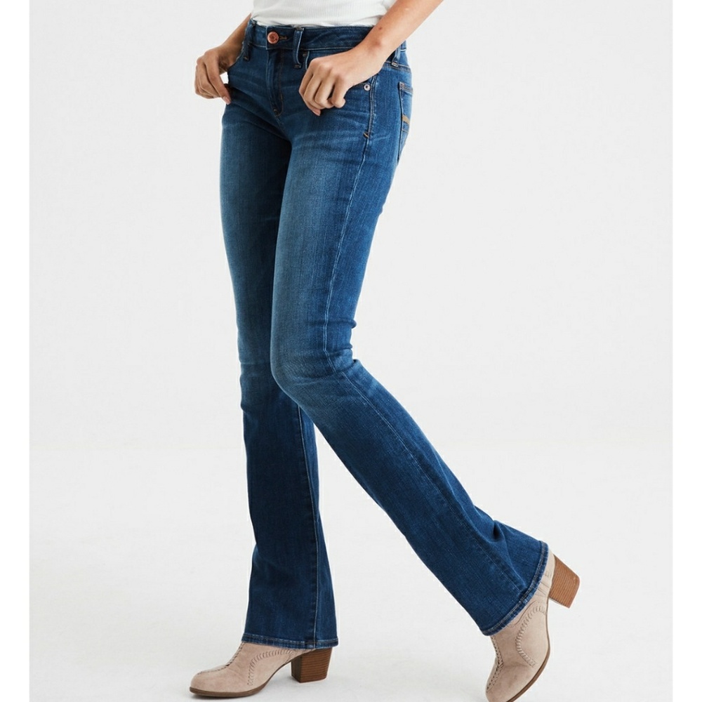 American Eagle Skinny Kick Stretch Jeans 12 X-Long